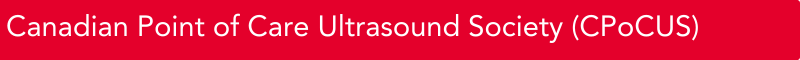 Graphic link to Canadian Point of Care Ultrasound Society (CPoCUS)